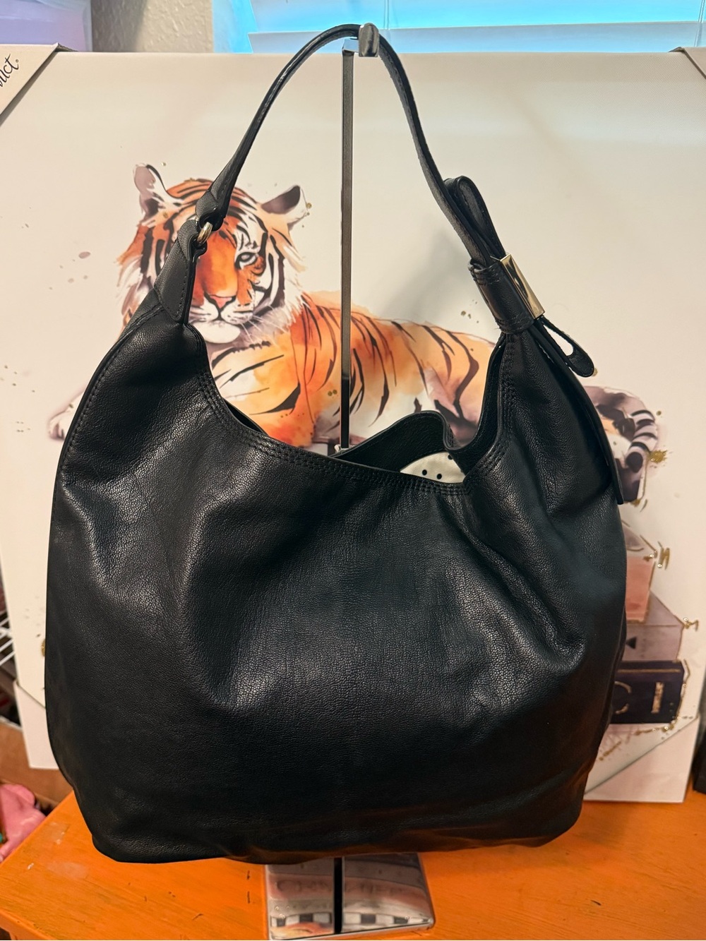 Kate Spade Vintage Black Hobo Bag VGUC